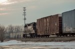 NS GP38-2 Locomotive in the yard